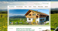 Desktop Screenshot of berghof-heger.de